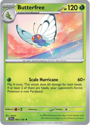 butterfree nm ing pj