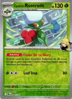 cynthia’s roserade h nm ing dr