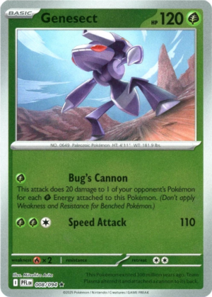 genesect rh nm ing pf
