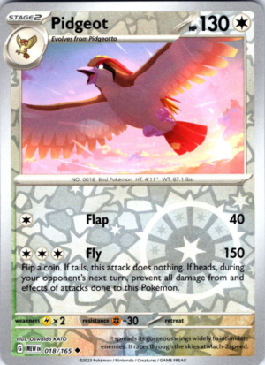 pidgeot rh nm ing s&v