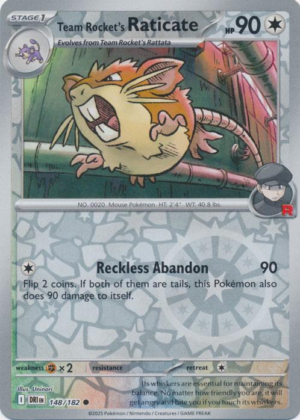team rocket´s raticate rh nm ing dr