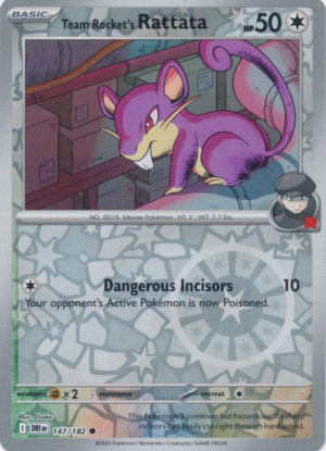 team rocket´s rattata rh nm ing dr