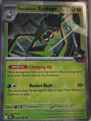 team rocket’s spidops h nm ing dr