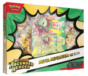mega evolution: ascended heroes ascended heroes mega ex box mega meganium ex inglés