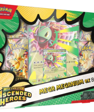 mega evolution: ascended heroes ascended heroes mega ex box mega meganium ex inglés