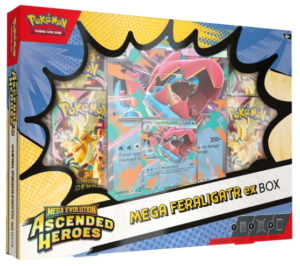 mega evolution: ascended heroes ascended heroes mega ex box mega feraligatr