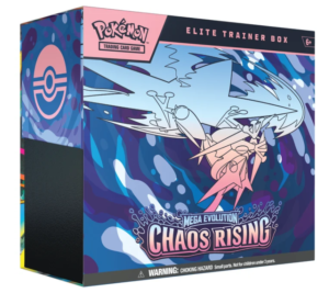 mega evolution chaos rising elite trainer box ingles