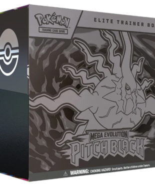 mega evolution pitch black elite trainer box inglés